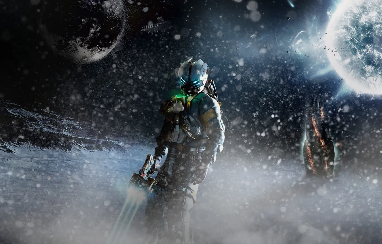 Photo wallpaper space, dead, Clarke, isaac