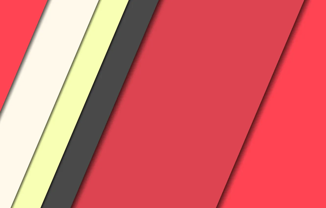 Photo wallpaper white, line, yellow, red, strip, grey, geometry, design