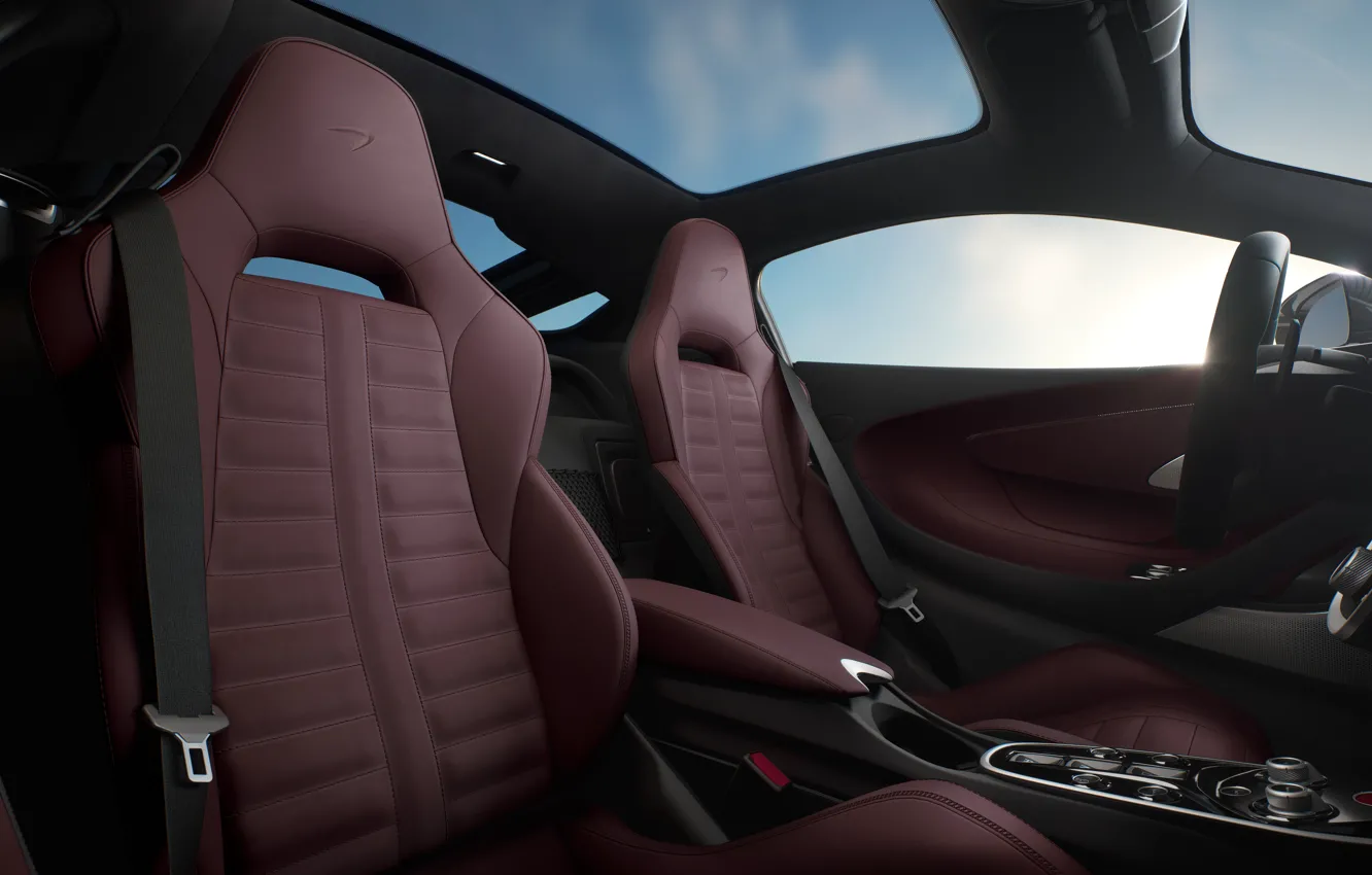 Photo wallpaper McLaren, GT, Car Interior, McLaren GTS