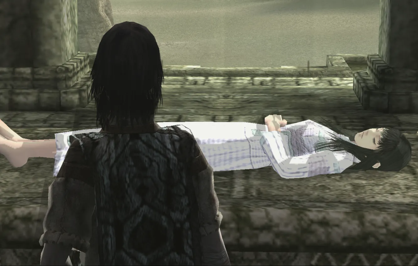 Photo wallpaper Shadow Of The Colossus, Wander, Shadow of the Colossus, Wander and Mono