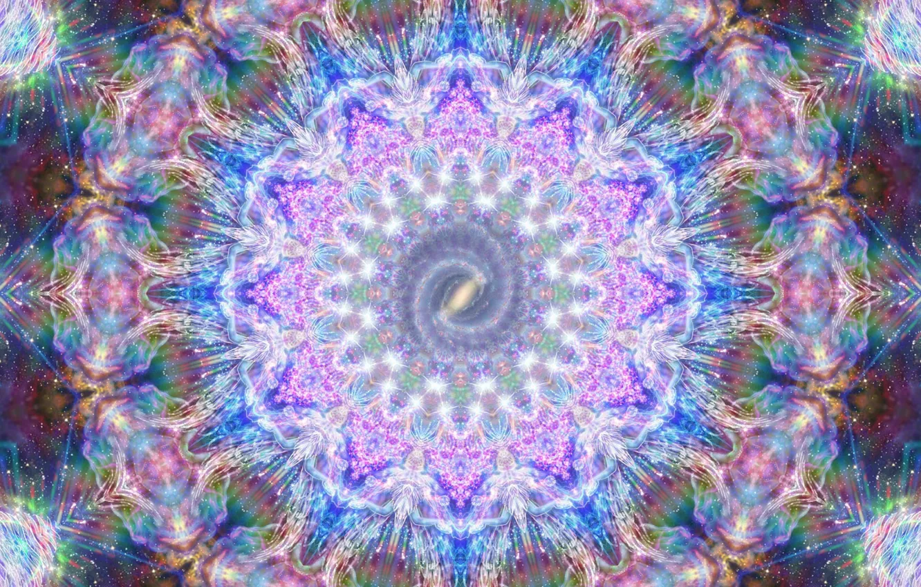 Photo wallpaper light, circles, abstraction, lights, background, pattern, paint, graphics