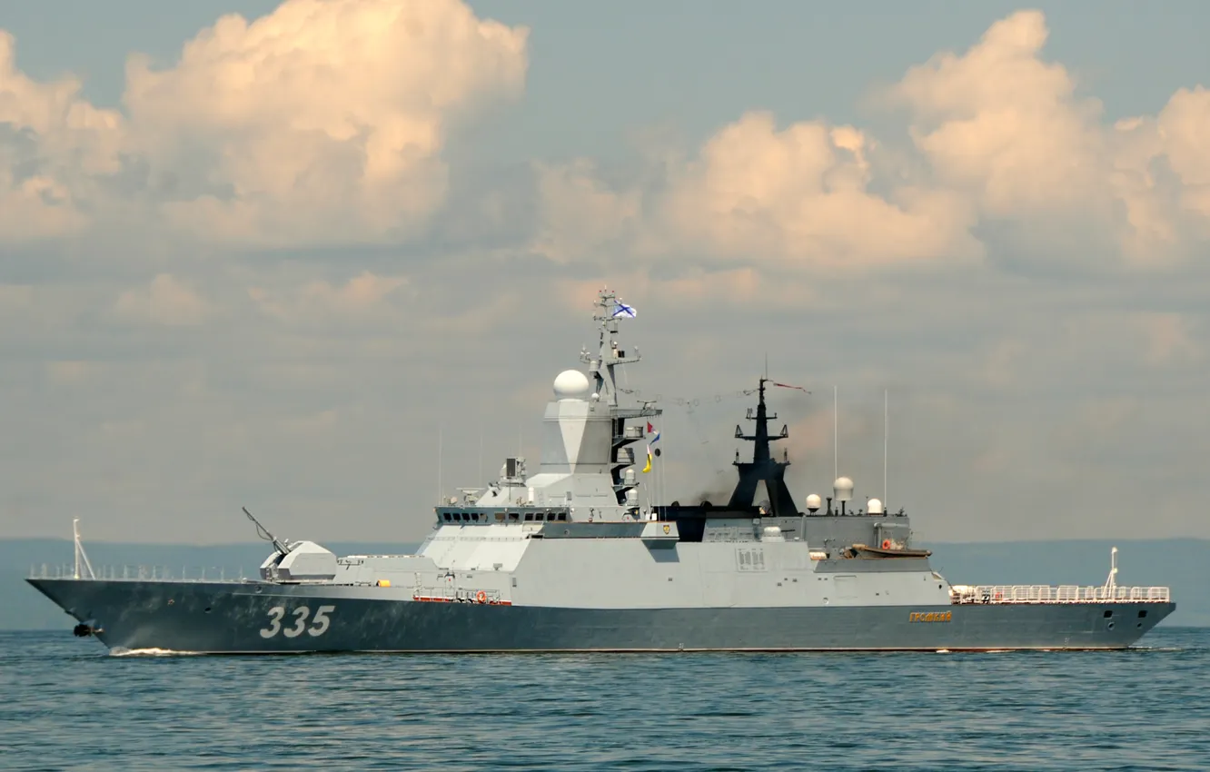 Photo wallpaper Corvette, loud, patrol ship