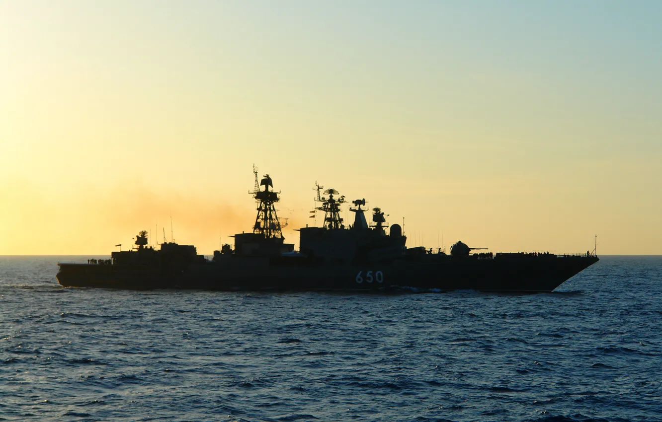 Photo wallpaper sea, the evening, Admiral Chabanenko