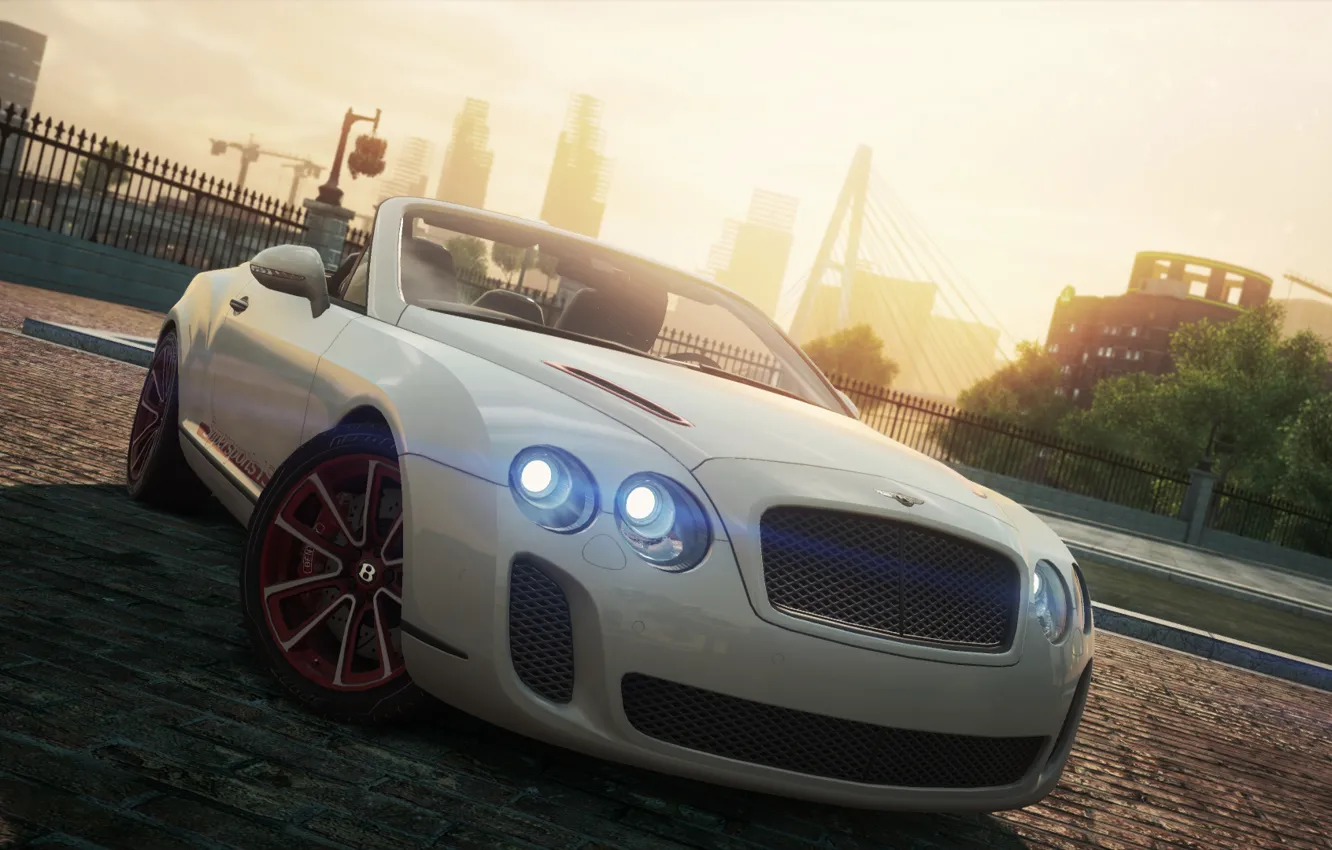 Photo wallpaper Bentley, 2012, Need for Speed, Most Wanted, NSF, NFSMW, Supersports ISR