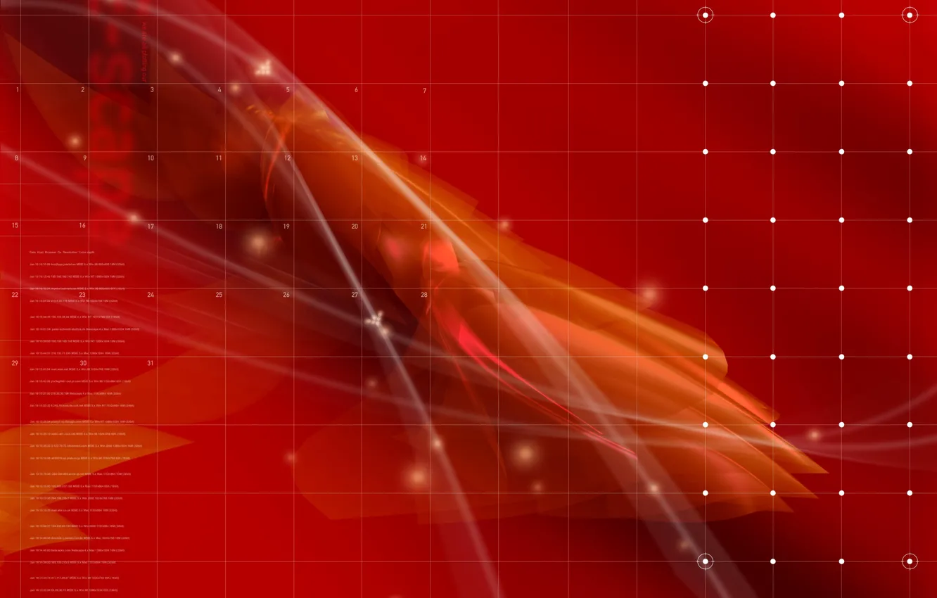 Photo wallpaper techno, cell, red