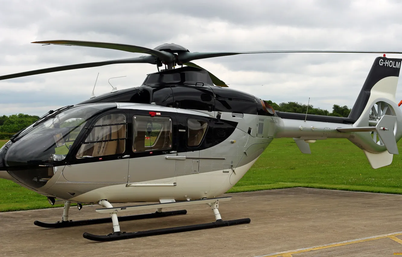 Photo wallpaper aviation, helicopter, helicopter is in air