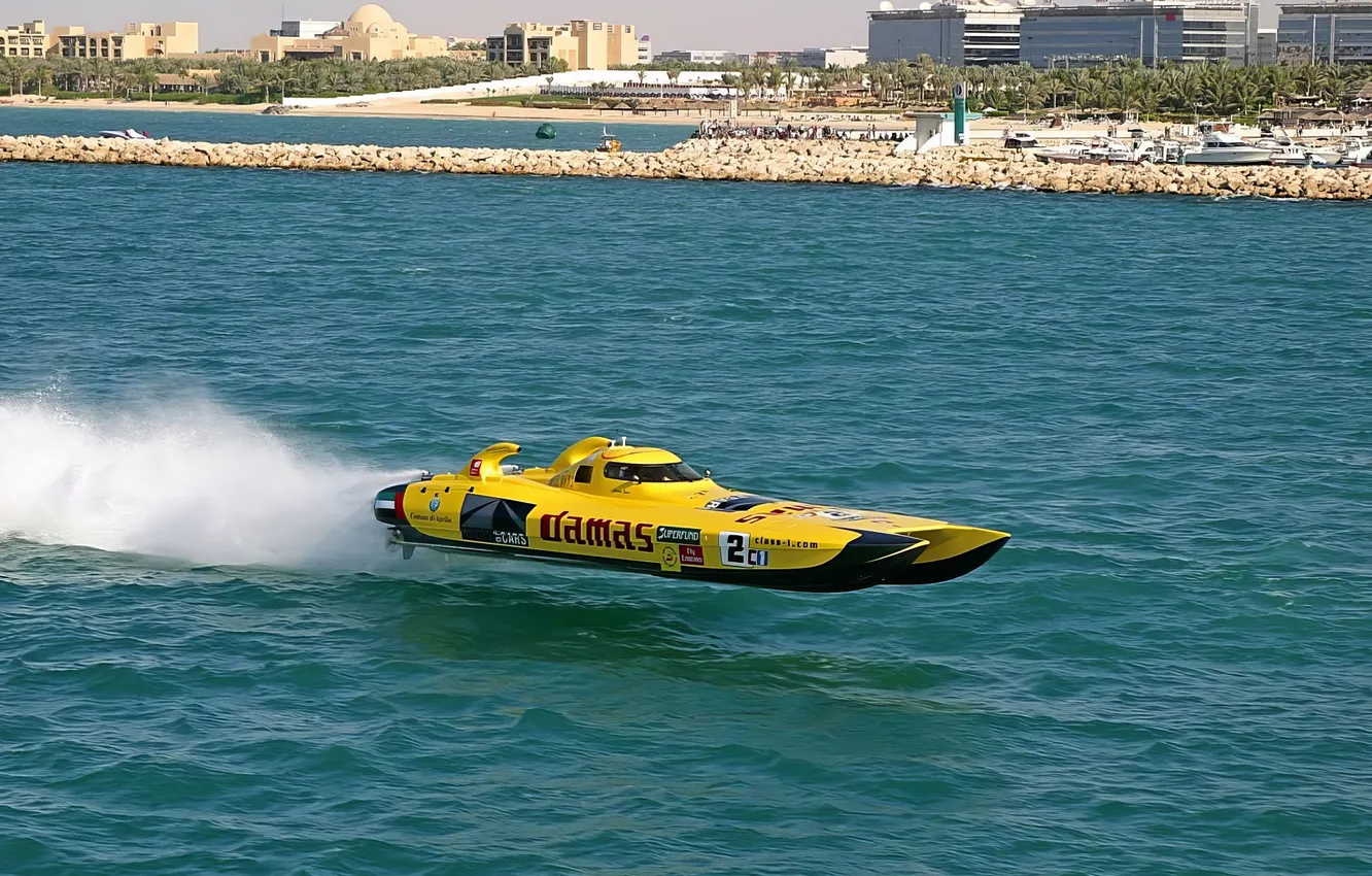 Photo wallpaper race, boat, speed