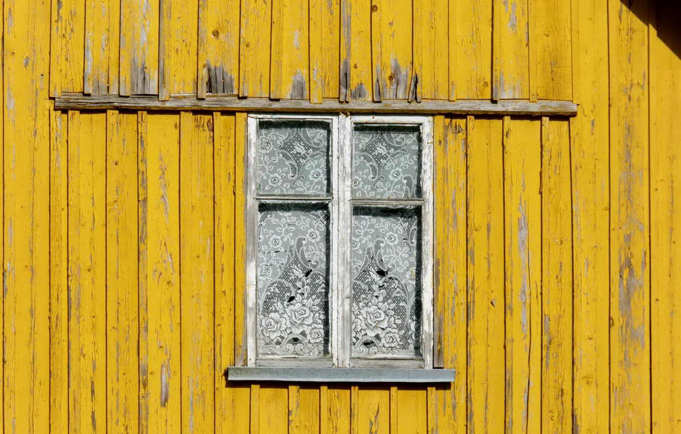 Photo wallpaper house, wall, window