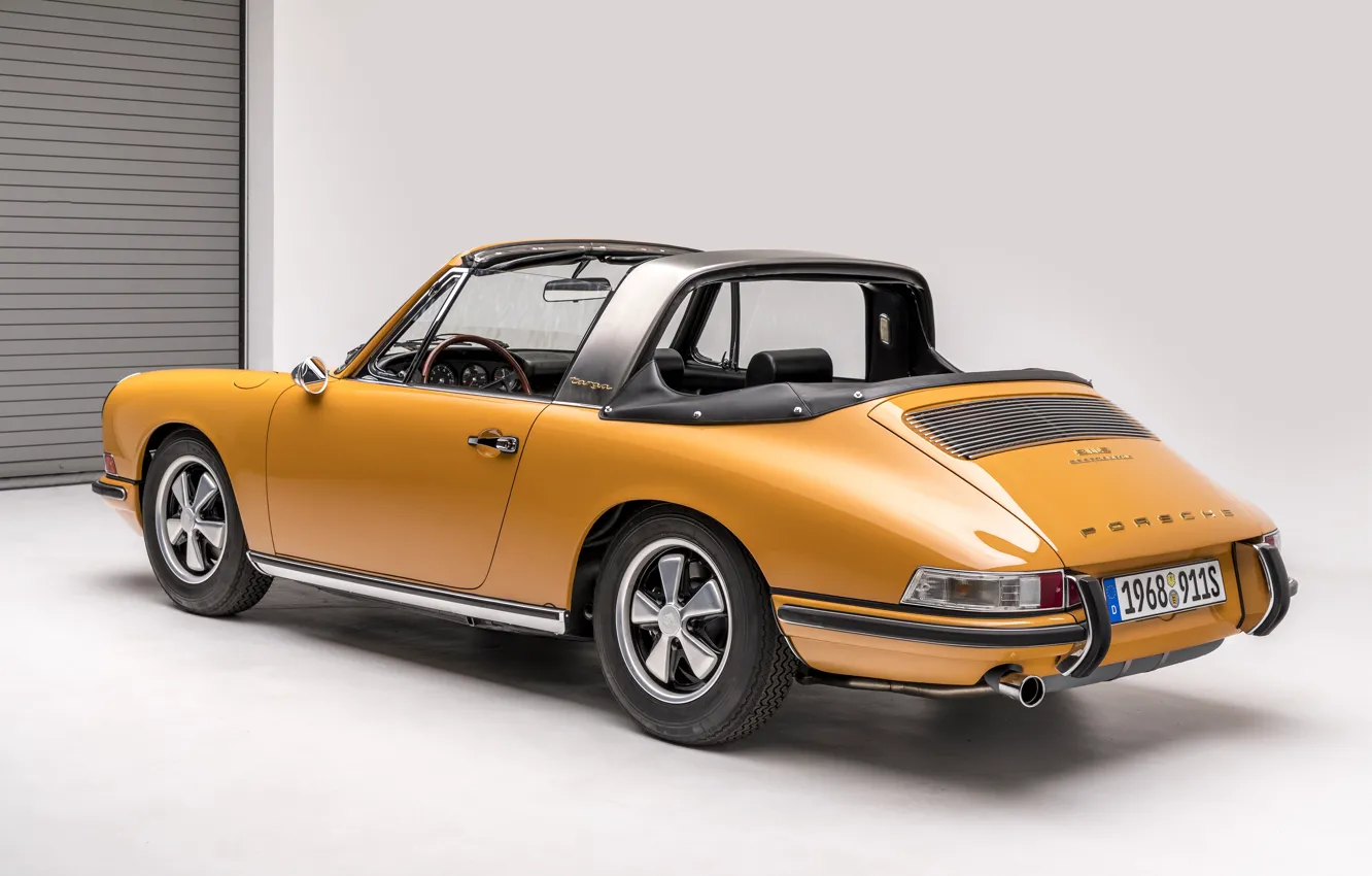 Photo wallpaper Porsche, Classic, Porsche 911, 1968, Classic car, Targa, Porsche 911 S 2.0 Targa Sportomatic