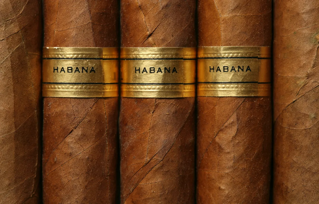 Photo wallpaper glamour, havana, cigars, texture