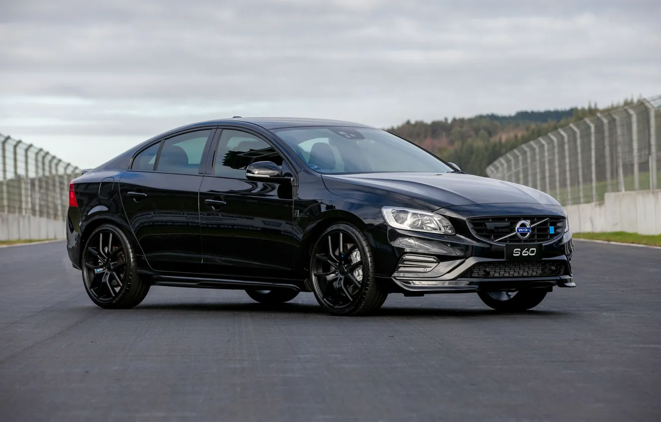 Photo wallpaper black, tuning, Edition, Polestar, Volvo S60, Scott McLaughlin