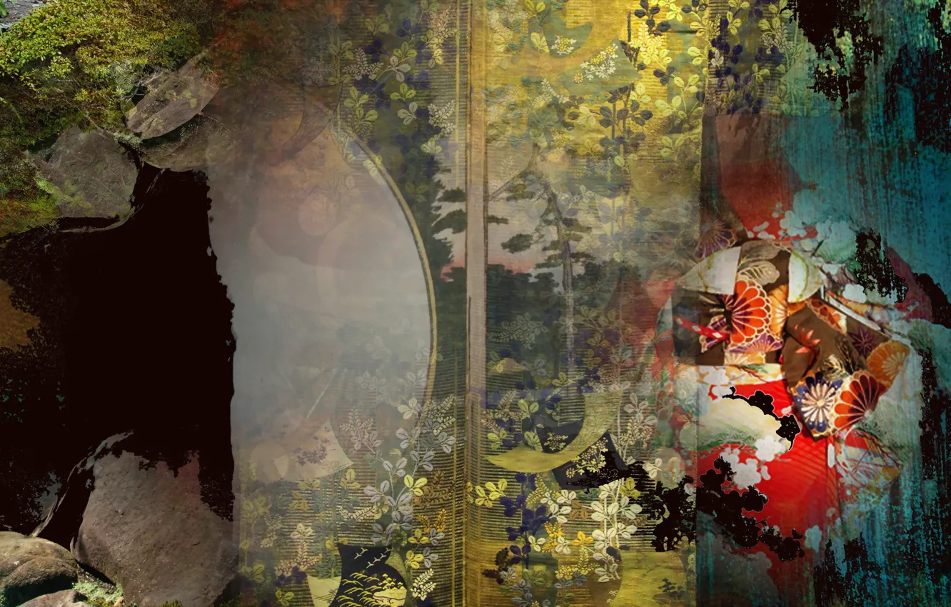 Photo wallpaper abstraction, color, form