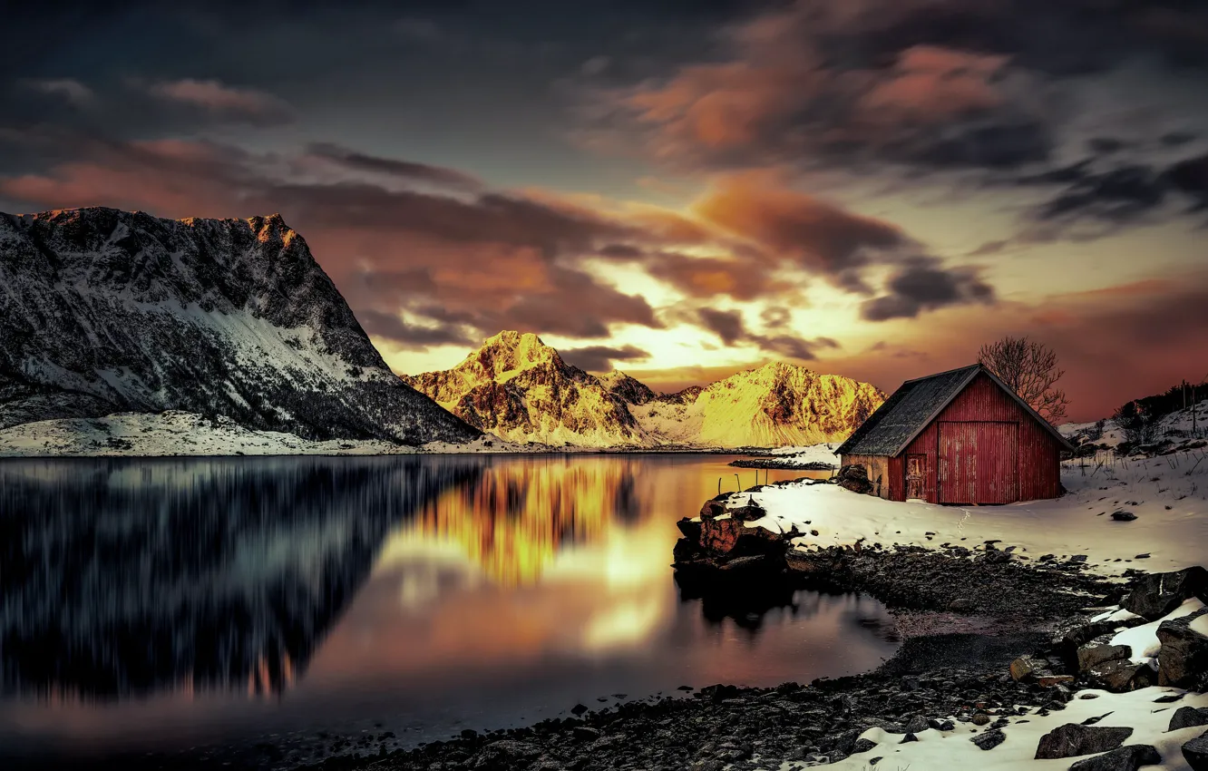 Photo wallpaper Norway, Norway, Pure