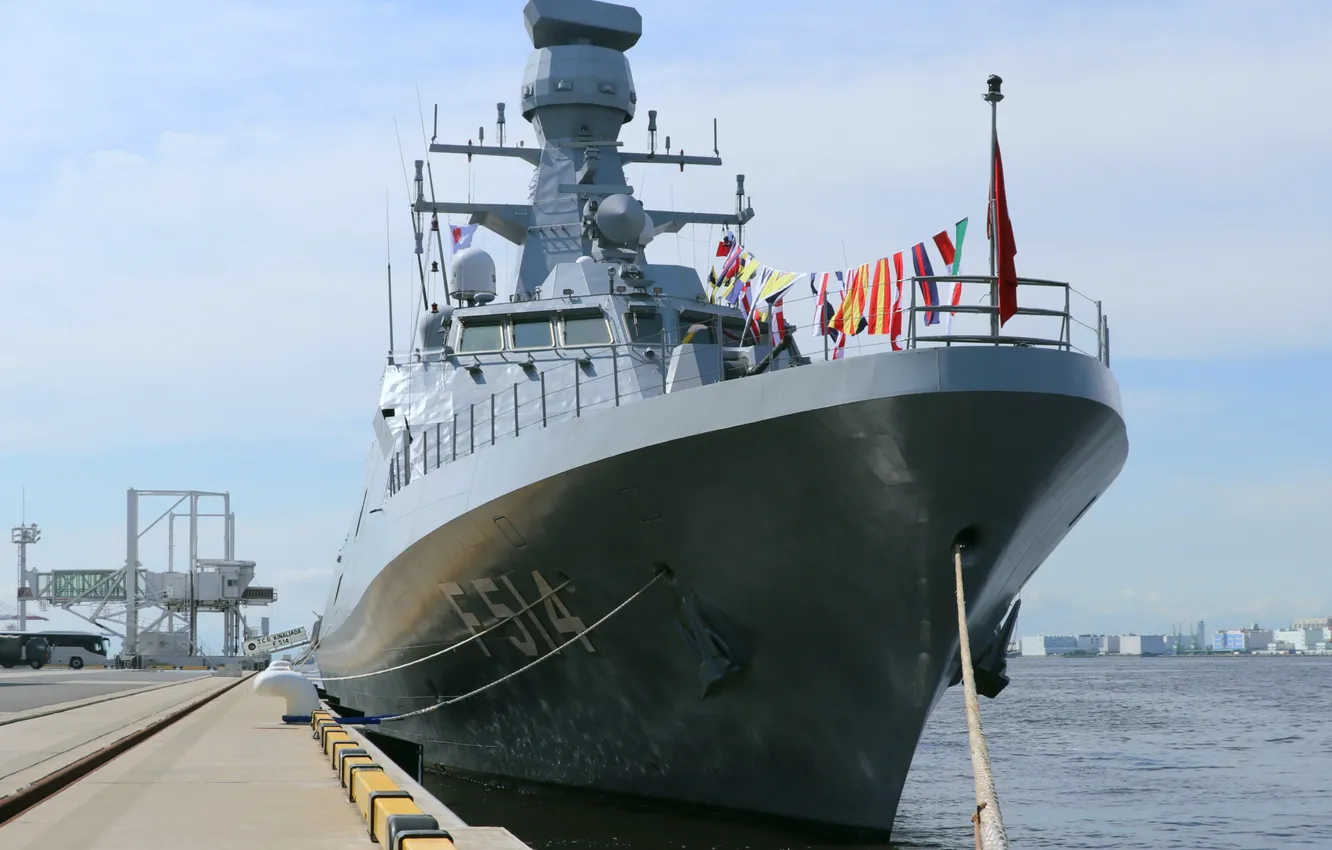 Photo wallpaper Japan, Corvette, Visit, TCG Kinaliada