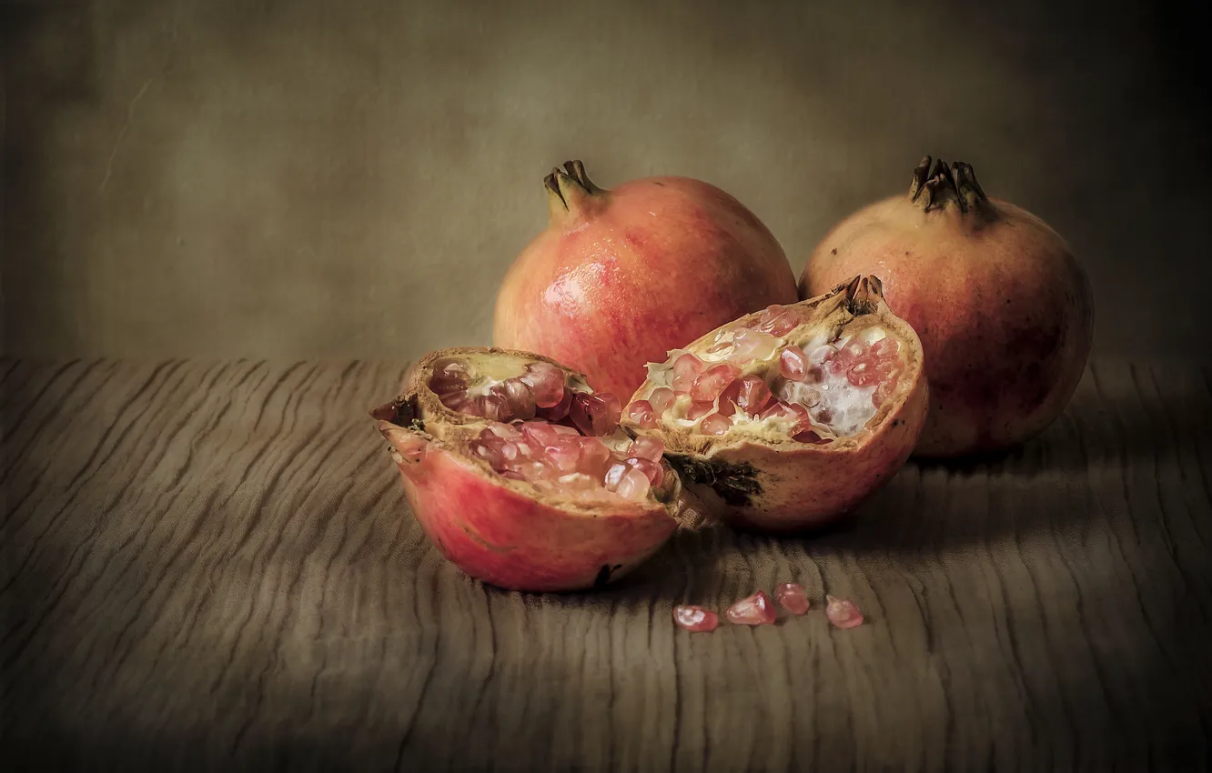 Photo wallpaper food, fruit, Grenades