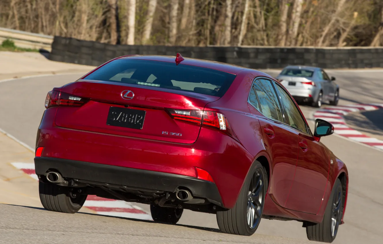 Photo wallpaper Lexus, rear view, Lexus, IS 350, F-Sport