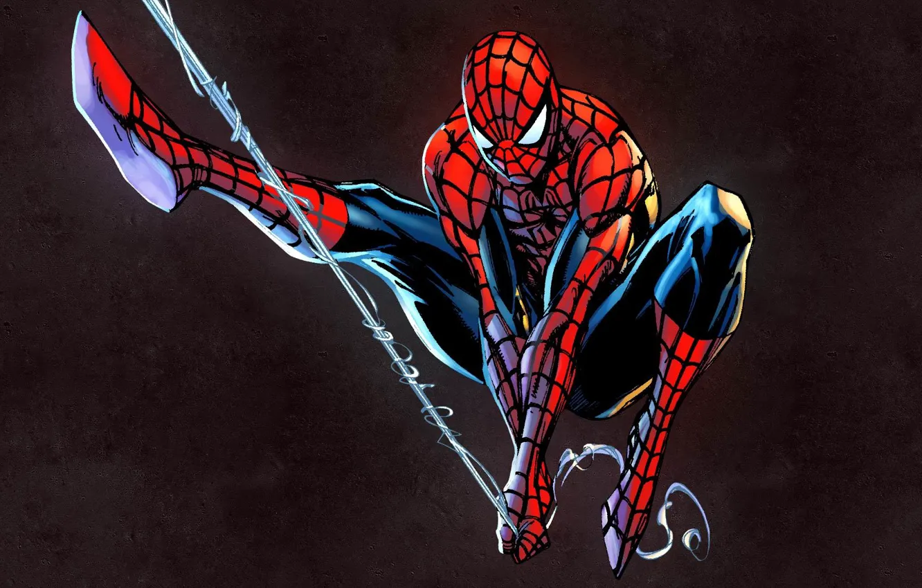 Photo wallpaper spider-man, superhero, marvel, Spider-Man, Marvel Heroes, trading card steam