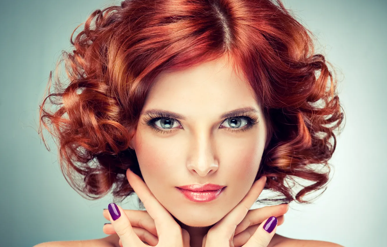 Photo wallpaper model, hair, Girl, red haired
