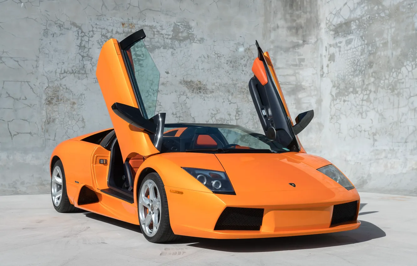 Photo wallpaper Lamborghini, Murcielago, lambo door, Lamborghini Murcielago Roadster