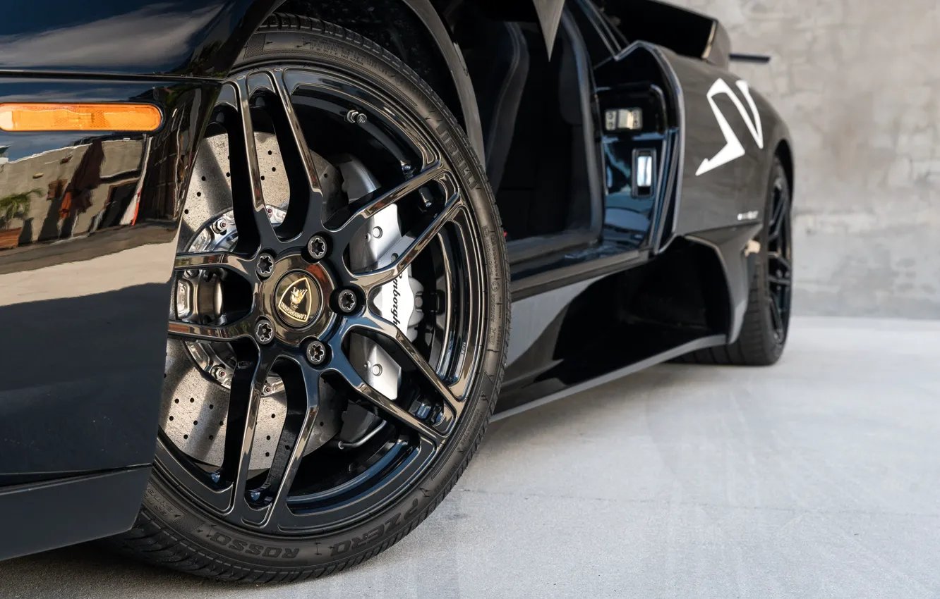 Photo wallpaper Lamborghini, Murcielago, Lamborghini Murcielago SV, wheel