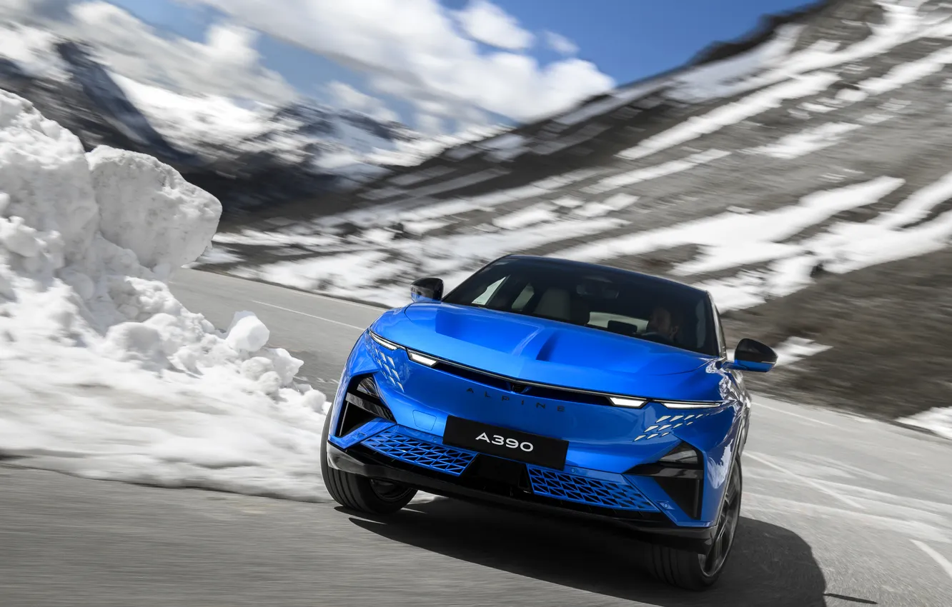 Photo wallpaper crossover, GTS, Alpine, 2025, A390, Alpine A390 GTS