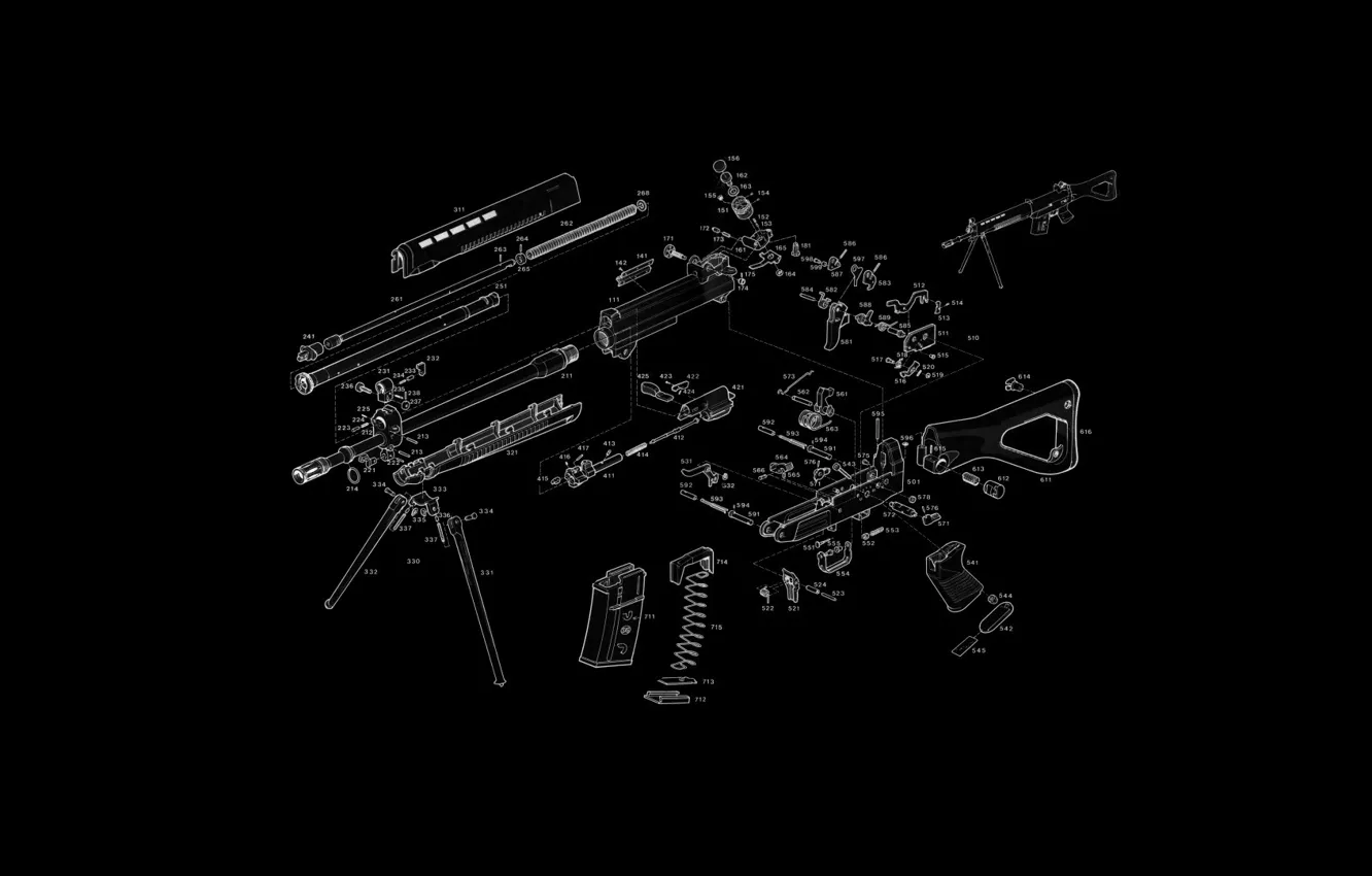 Photo wallpaper weapons, scheme, explosion-scheme