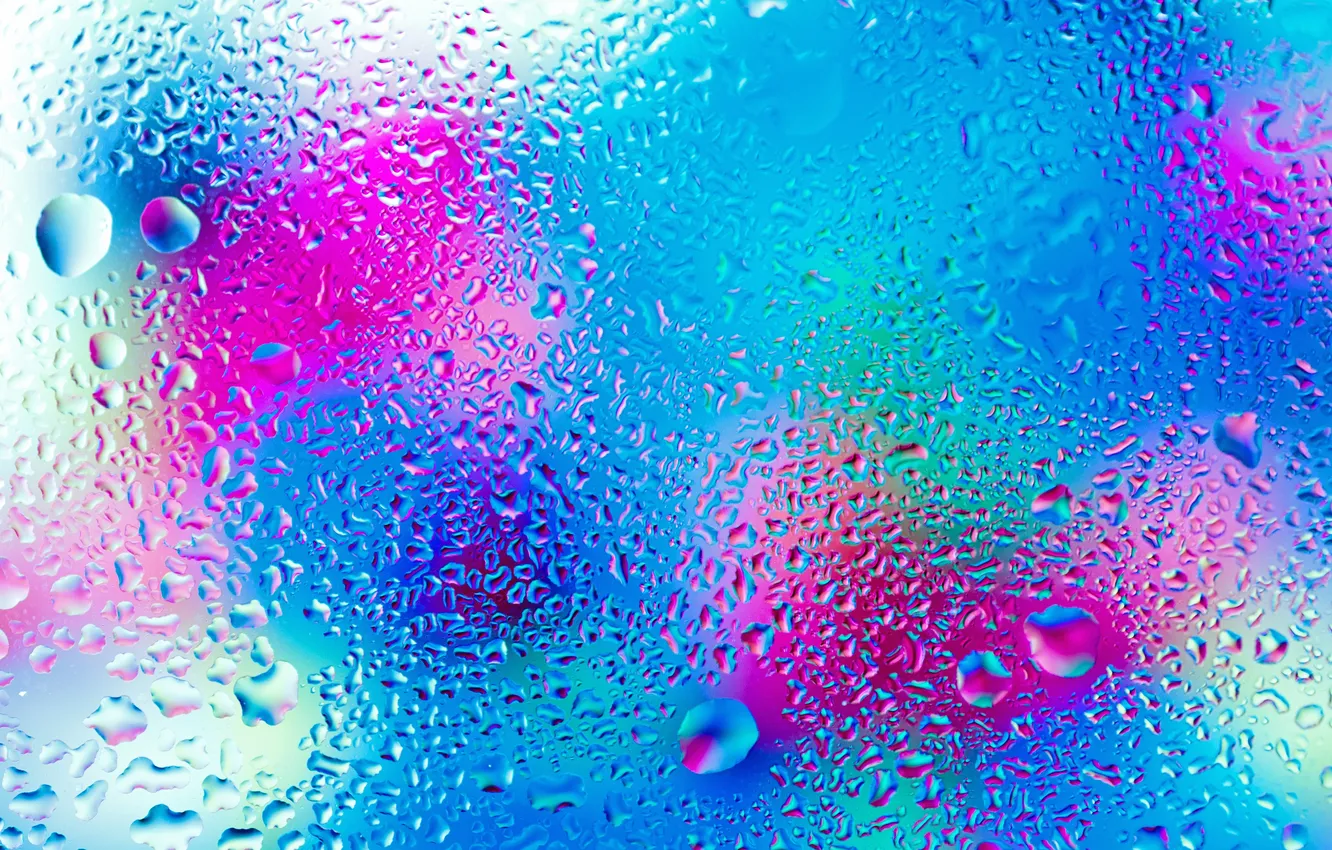 Photo wallpaper glass, water, drops, moisture