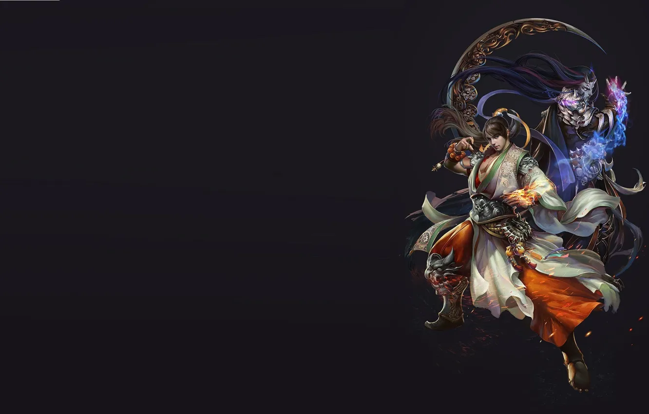 Photo wallpaper magic, the game, fight, the demon, art, skill