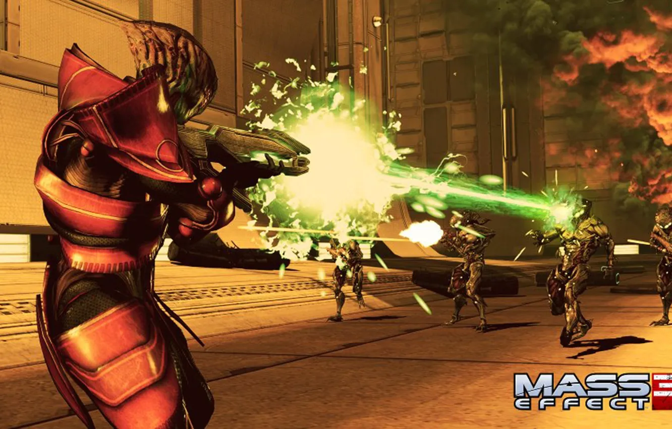 Photo wallpaper mass effect, AVIC, husky Protheans