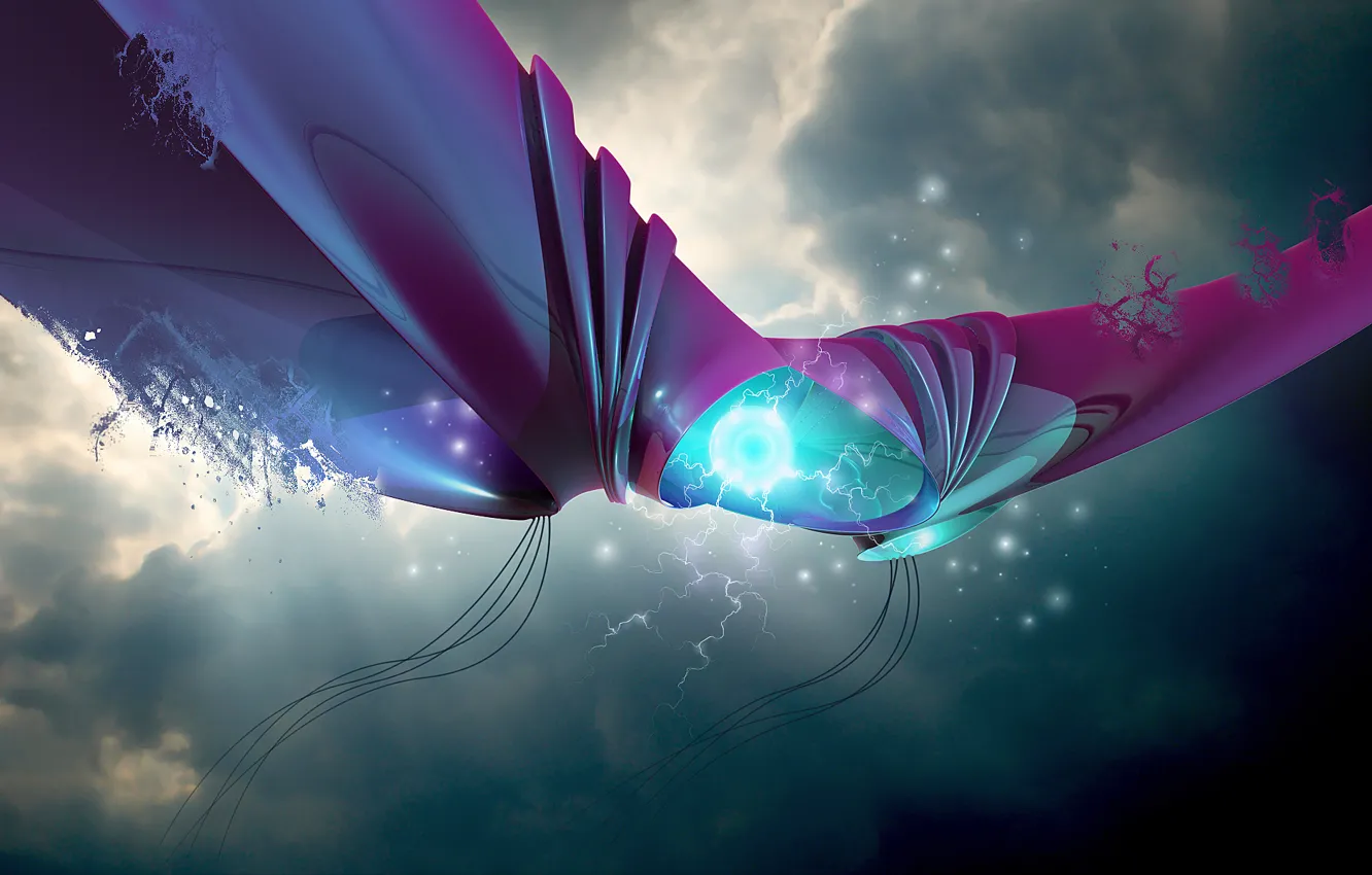 Photo wallpaper lightning, the book: the, Storm Catcher