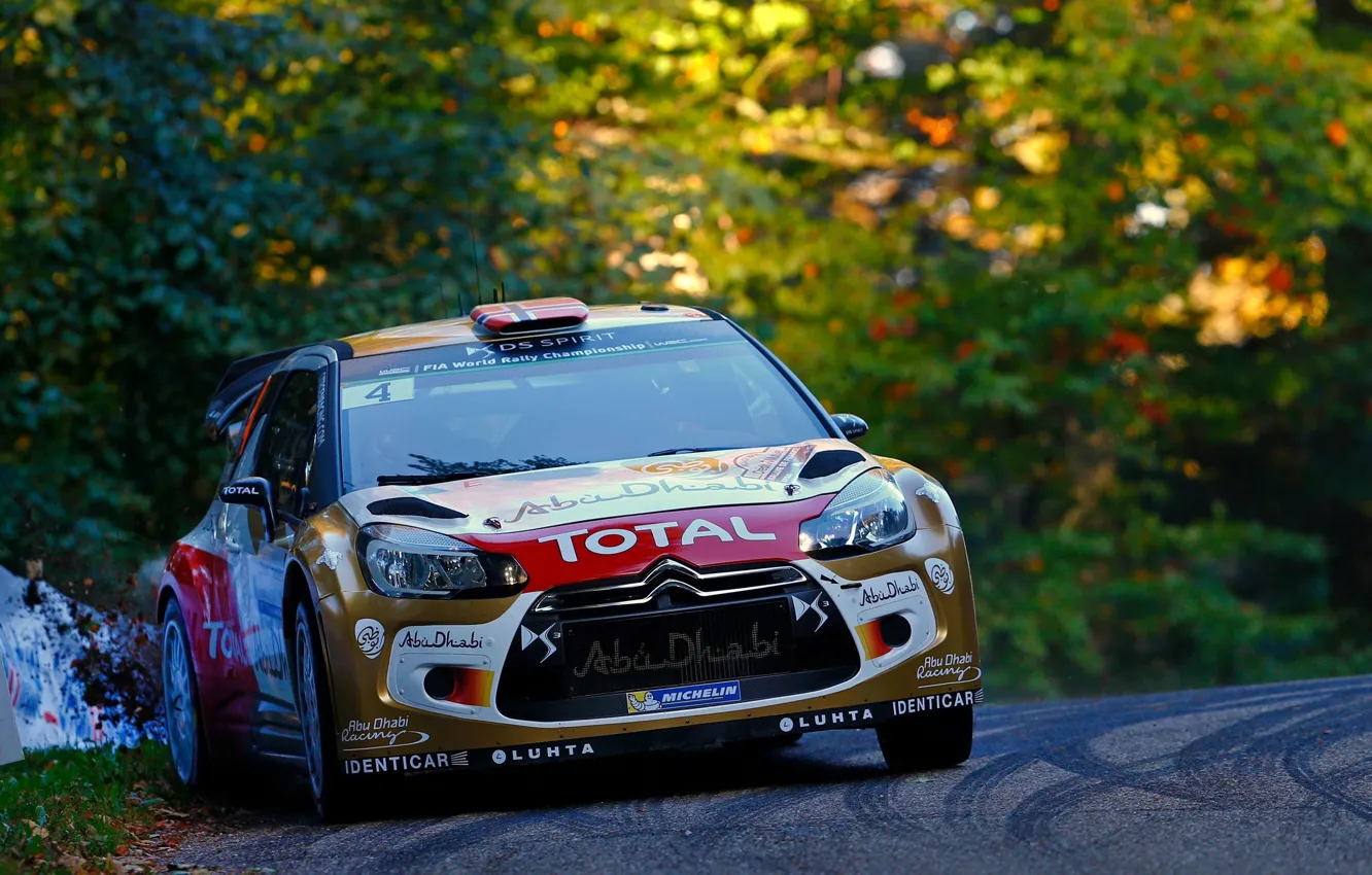 Photo wallpaper DS3, WRC, France, Mads Ostberg, 2014, CITROEN RACING
