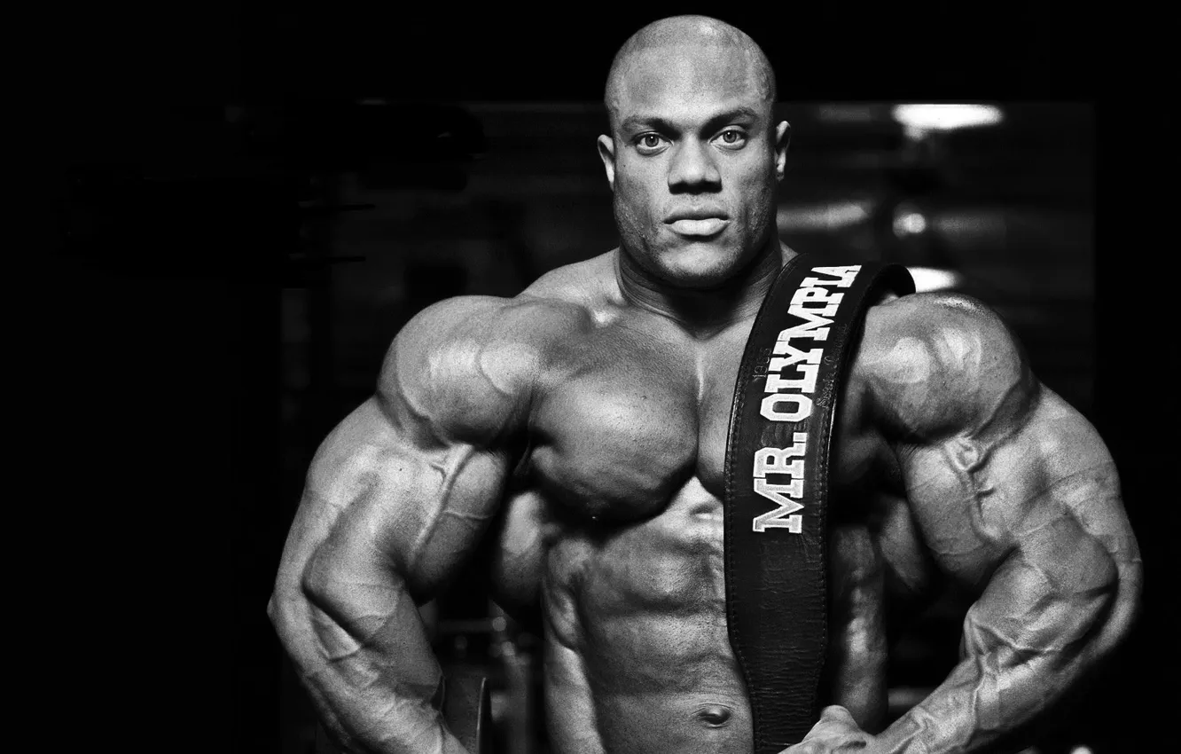 Photo wallpaper pose, Muscle, muscle, bodybuilder, bodybuilder, Olympia, Phil Heath, Phil Heath
