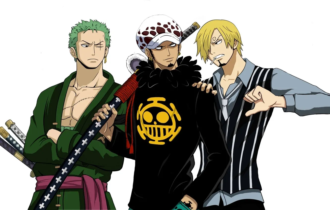 Photo wallpaper sword, game, One Piece, pirate, anime, katana, captain, asian