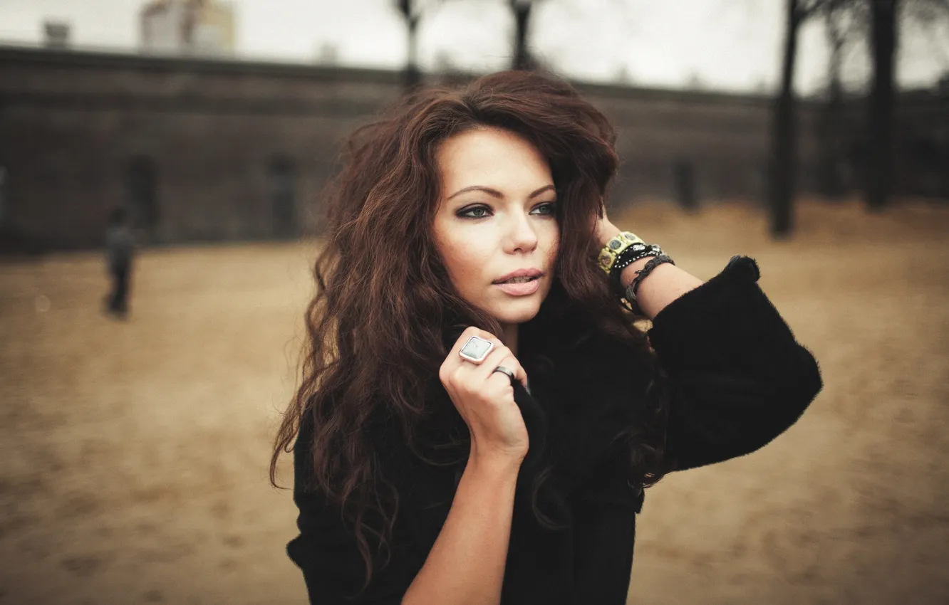 Photo wallpaper girl, brunette, photographer, girl, photography, photographer, Egor Kuzmin, Egor Kuzmin