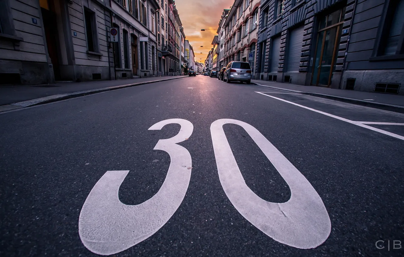 Photo wallpaper streets, Zurich, THIRTHY