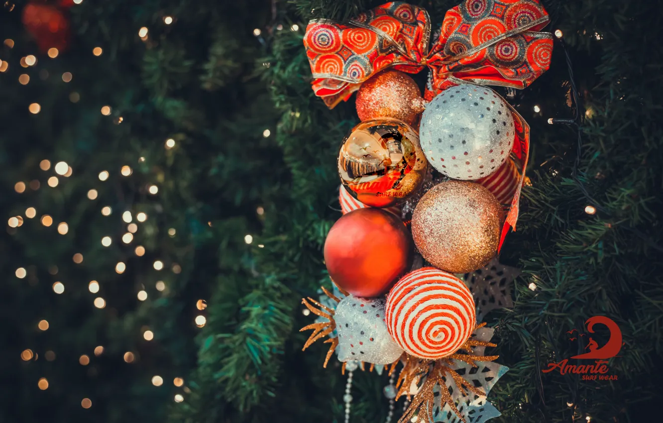 Photo wallpaper logo, LOVER, Natal