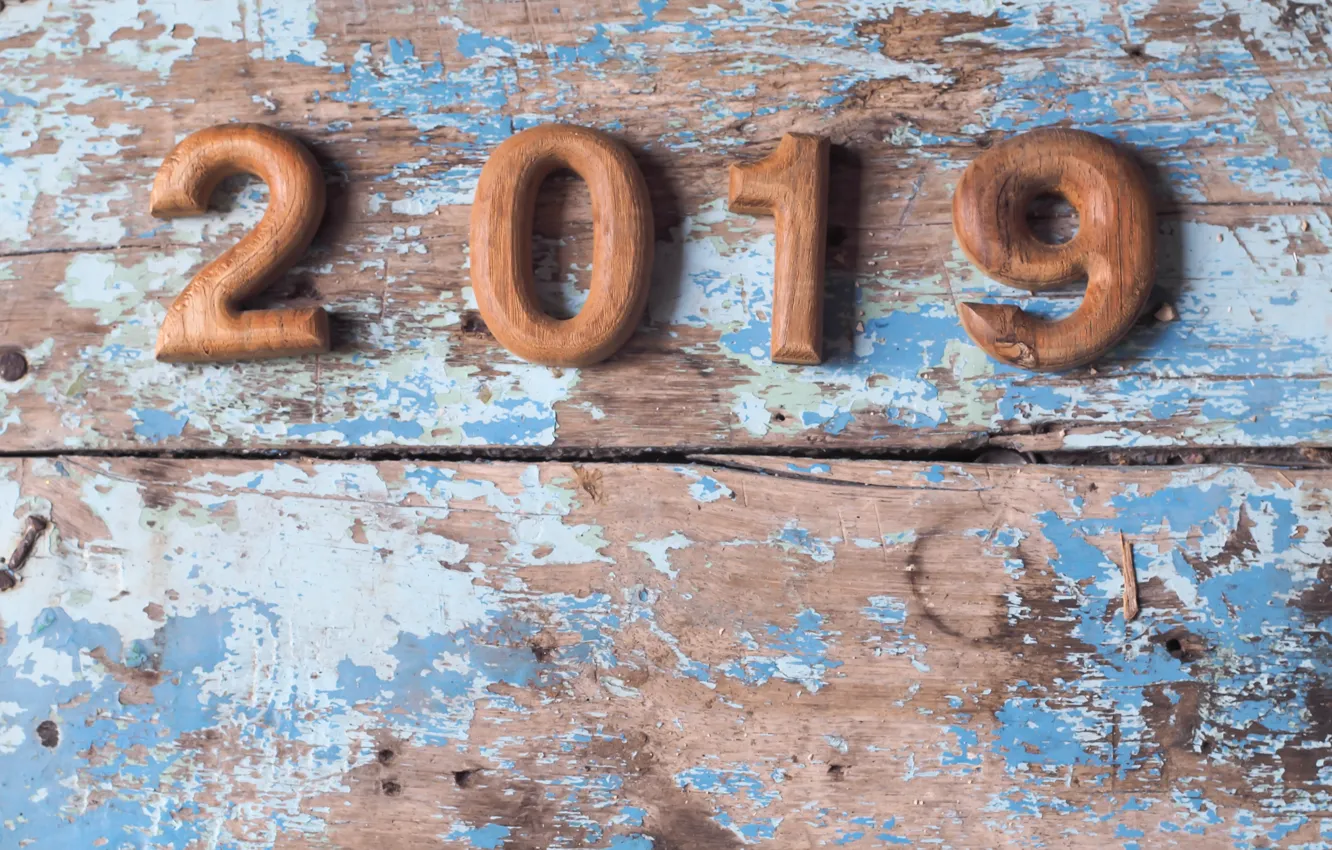 Photo wallpaper background, tree, New Year, figures, vintage, wood, background, grunge