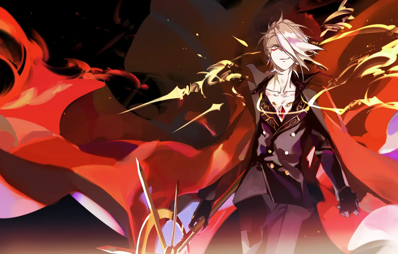 Photo wallpaper smile, guy, Fate - Apocrypha, Red Lancer, Fate Apocrypha