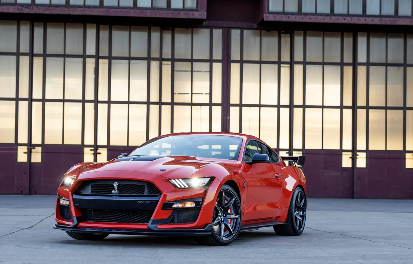 Photo wallpaper Mustang, Ford, Shelby, GT500, beauty, power, exterior, 2022