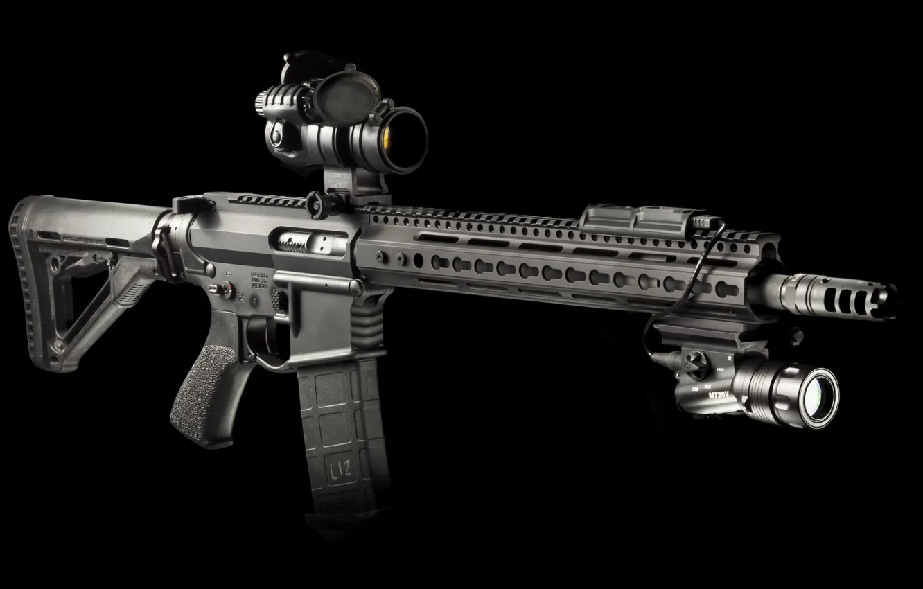 Photo wallpaper rifle, assault, assault rifle, AR-15