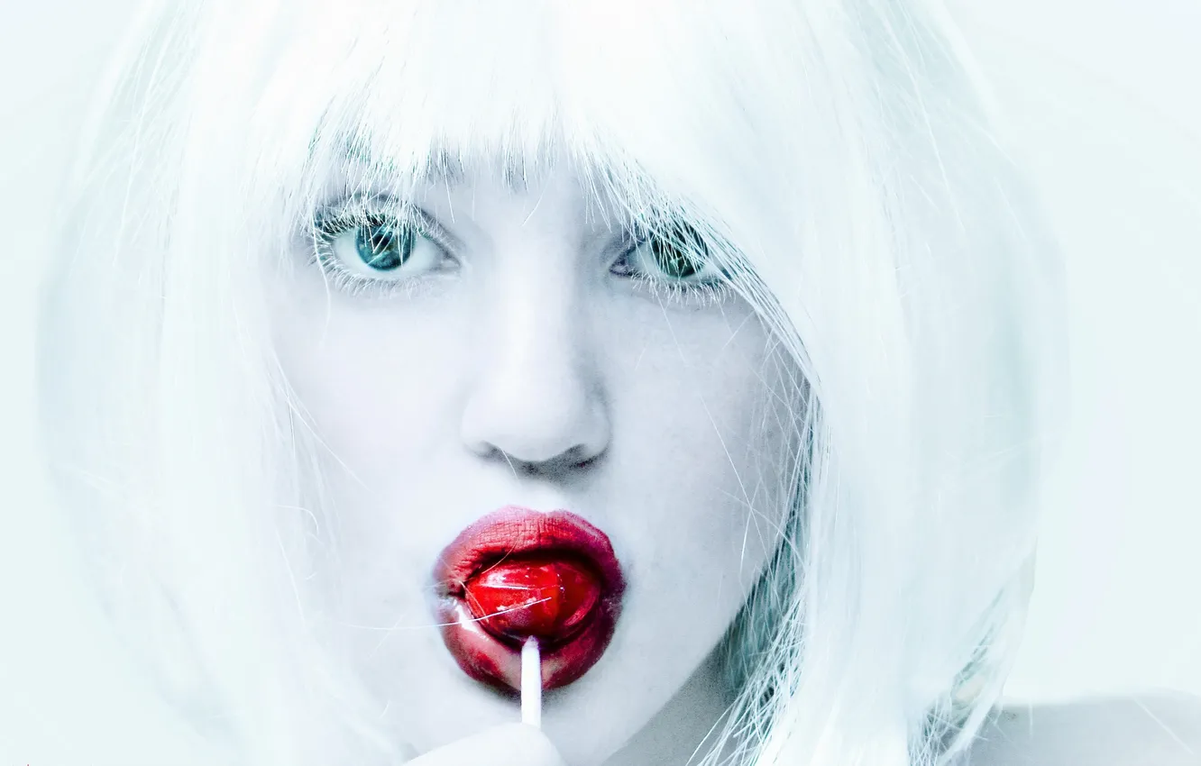 Photo wallpaper face, Caramel, Chupa Chups