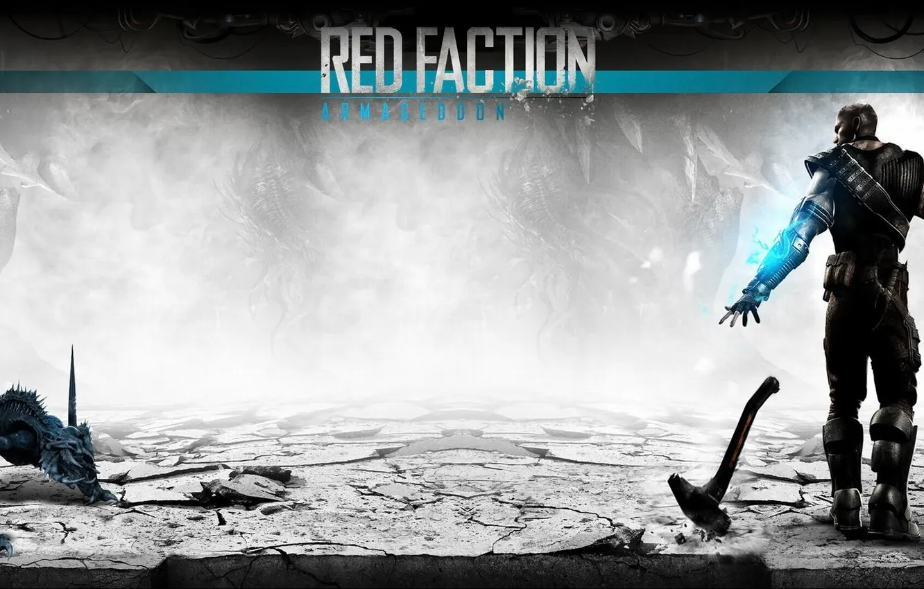 Photo wallpaper weapons, soldiers, red, thing, Armageddon, Faction