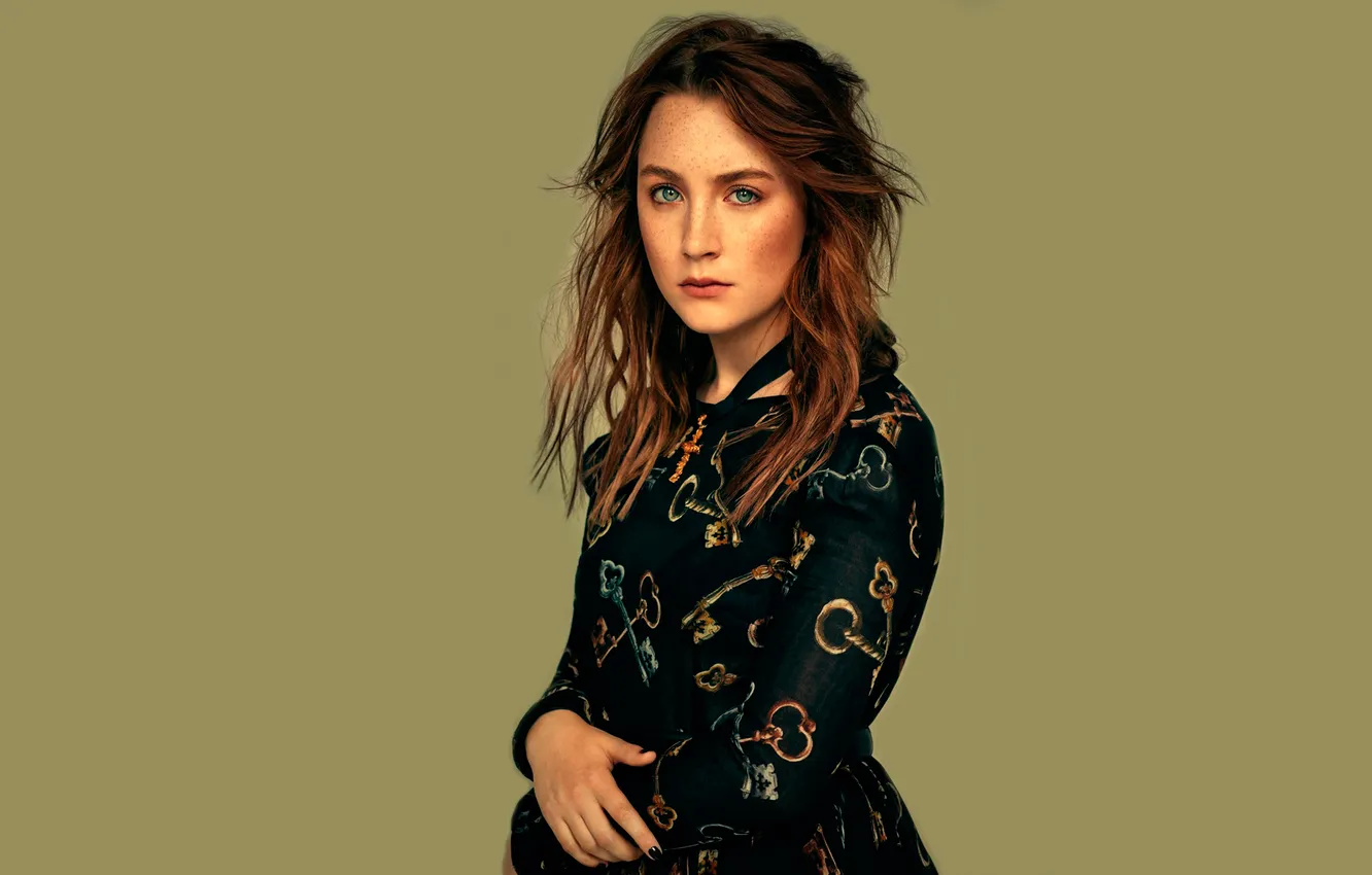 Photo wallpaper photoshoot, Saoirse Ronan, Wonderland, June 2014