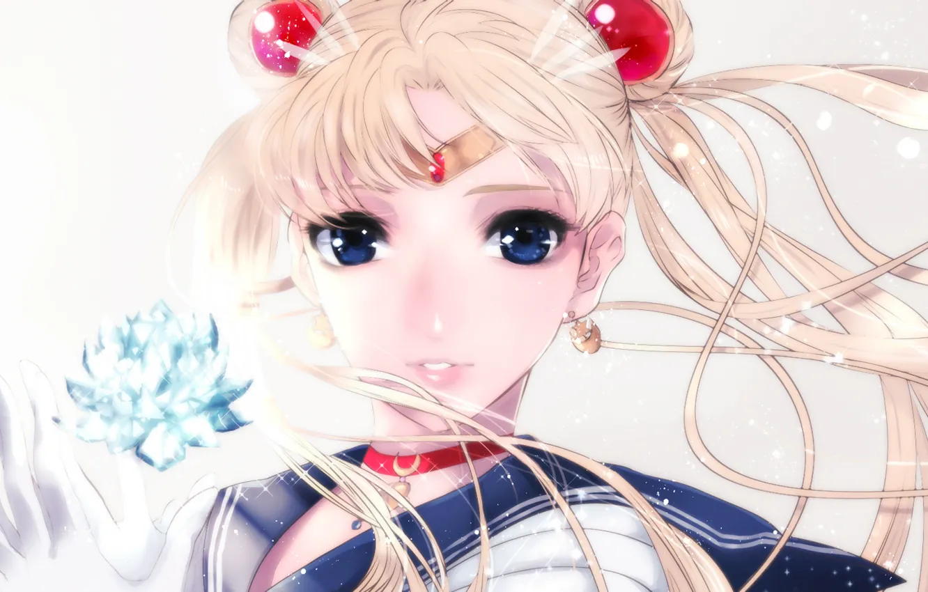 Photo wallpaper girl, crystal, Bishoujo senshi sailor moon, Sailor moon, Tsukino Usagi