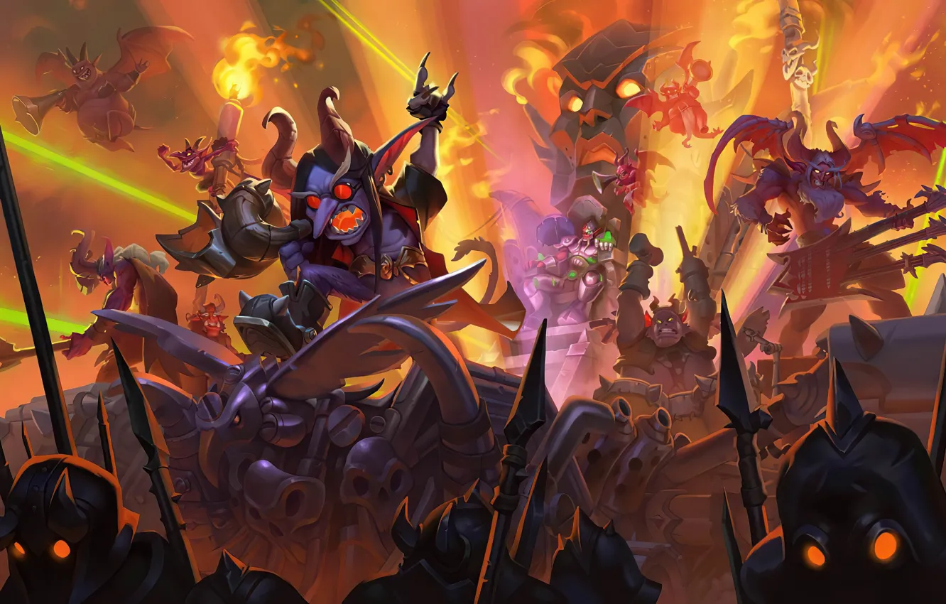 Photo wallpaper monster, being, fantasy, Hearthstone: Heroes Of Warcraft