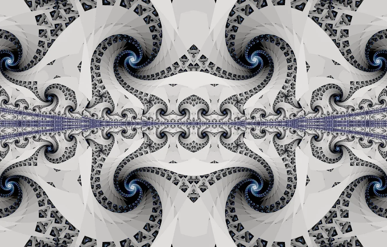 Photo wallpaper pattern, curls, fractal, beige color
