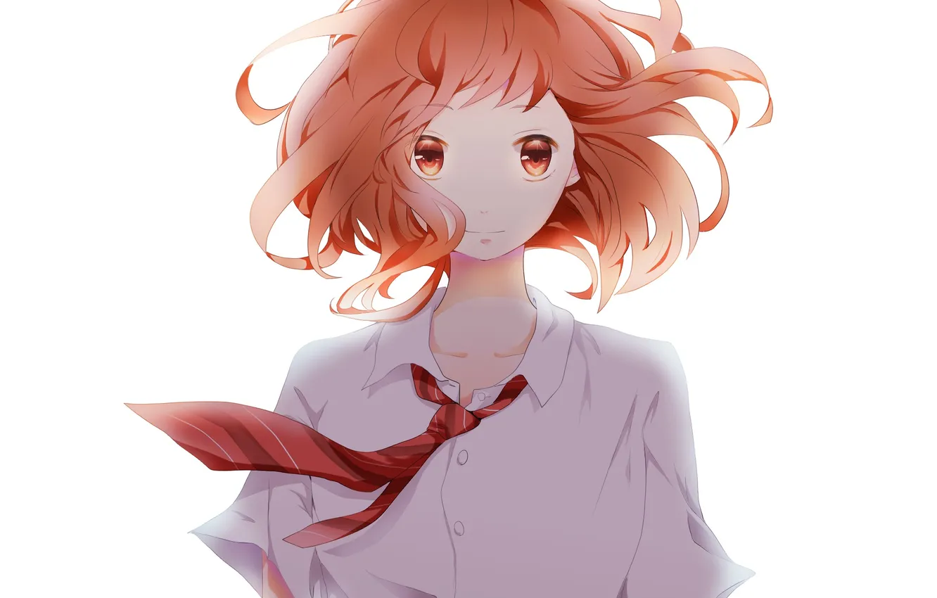 Photo wallpaper girl, smile, anime, art, schoolgirl, futaba young, the road of adolescence, Ao haru ride