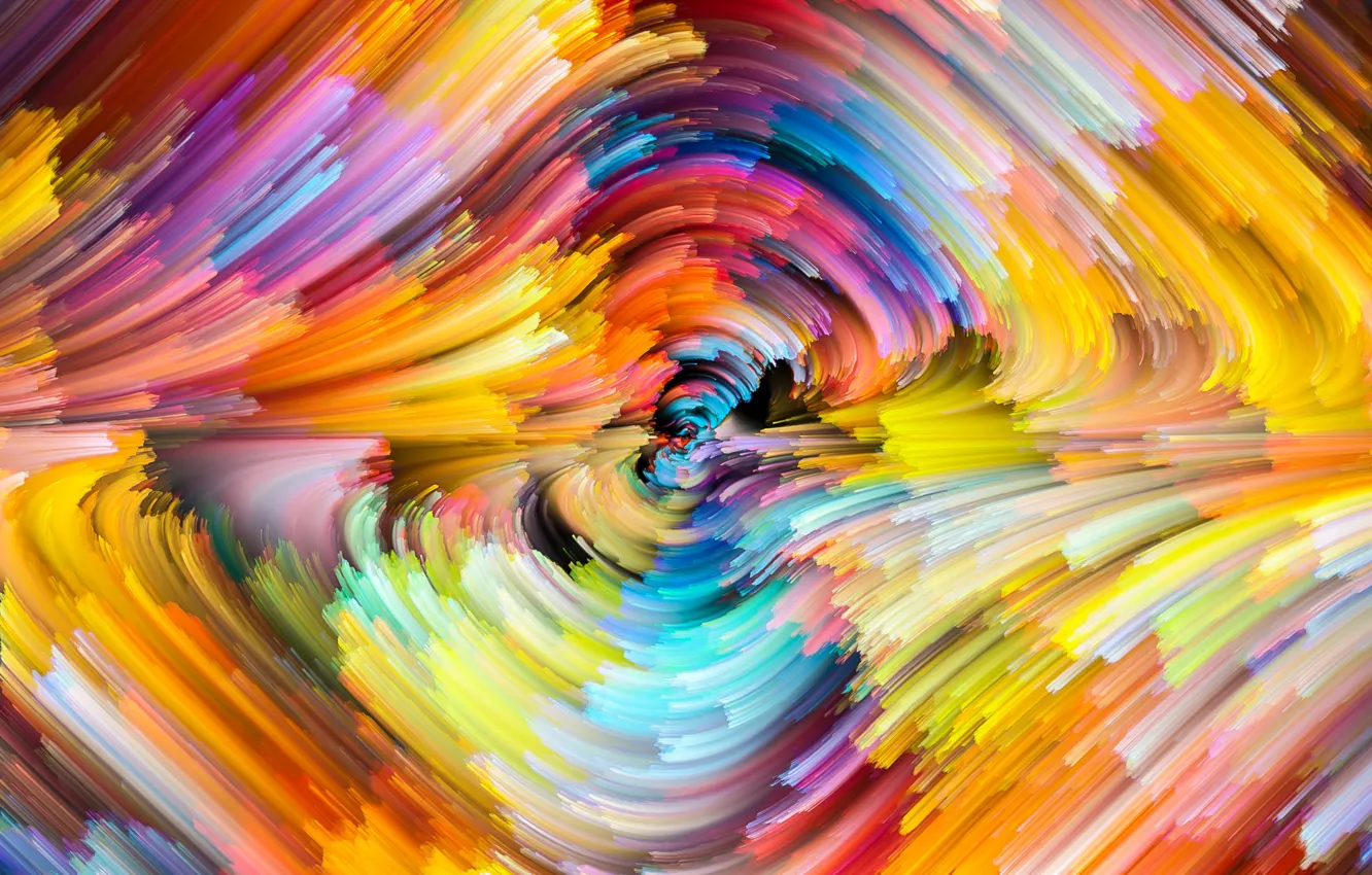 Photo wallpaper colors, colorful, abstract, rainbow, splash, painting