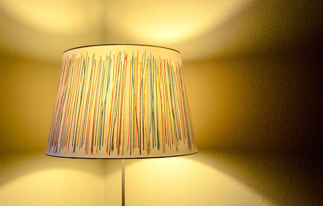 Photo wallpaper light, lamp, floor lamp, lampshade
