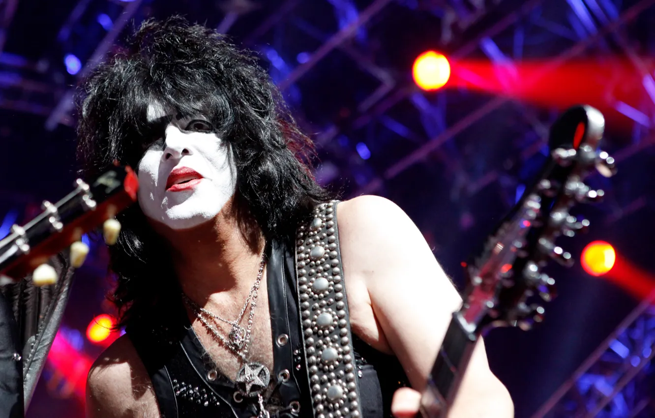 Photo wallpaper guitar, male, USA, USA, kiss, hard rock, hevy-metal, American Rock Band